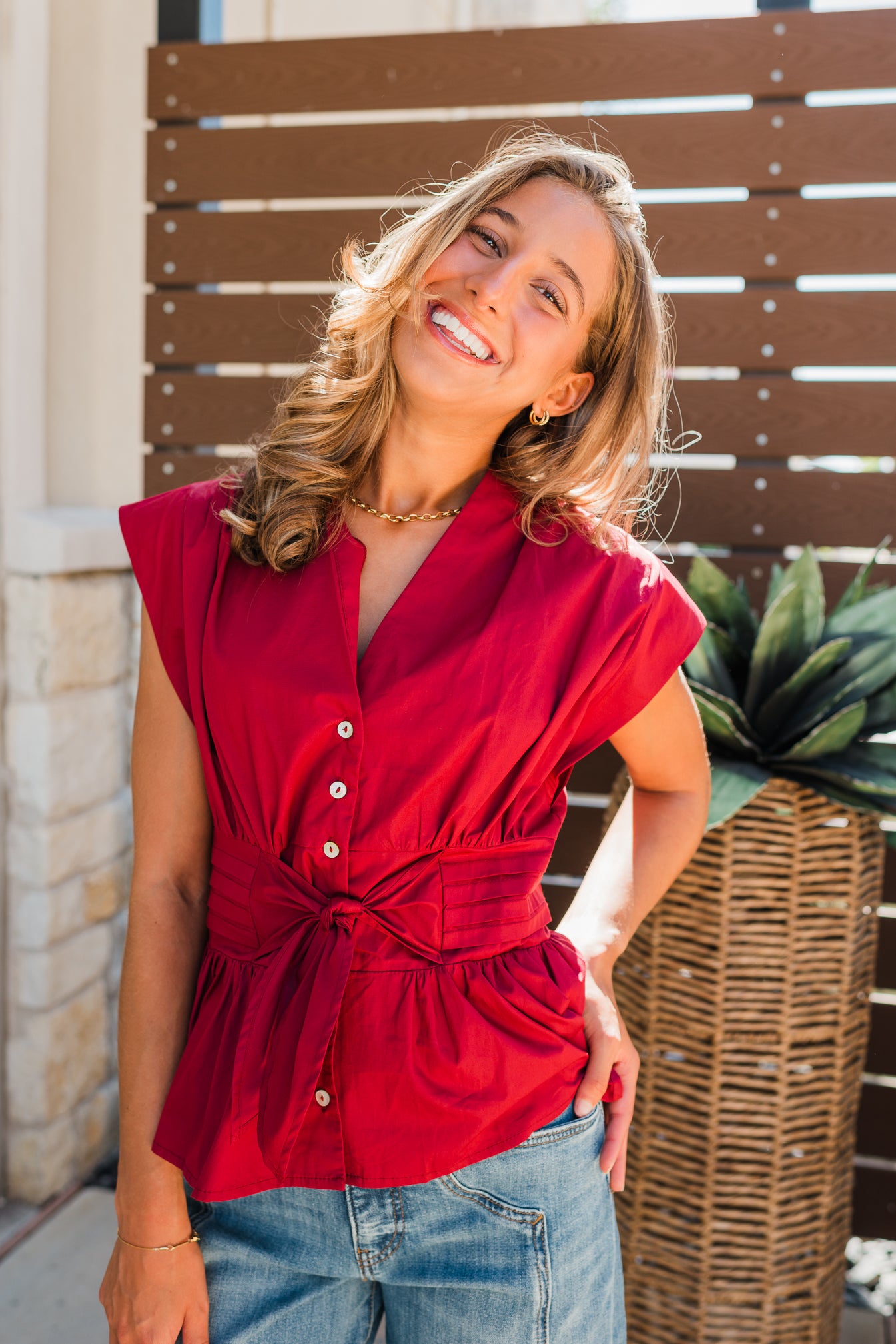 Monroe Top | Merlot