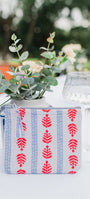 Small Quilted Pouch | White Americana