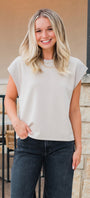 Mylie Top | Almond
