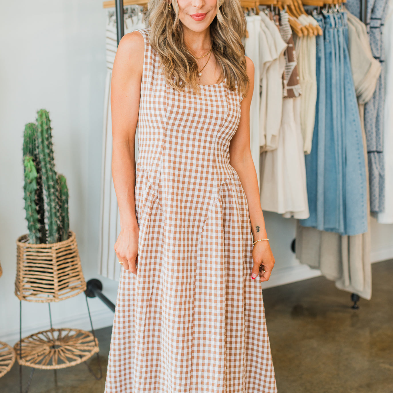 Summer Abroad Dress | Gingham