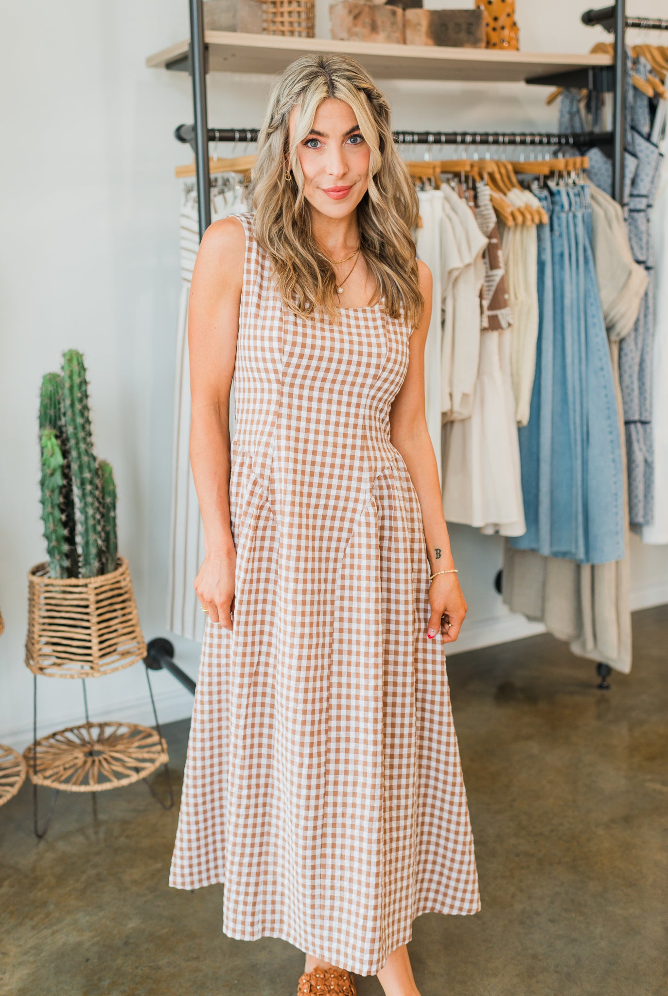 Summer Abroad Dress | Gingham