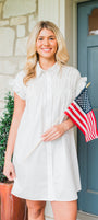 Bon Voyage Dress | White