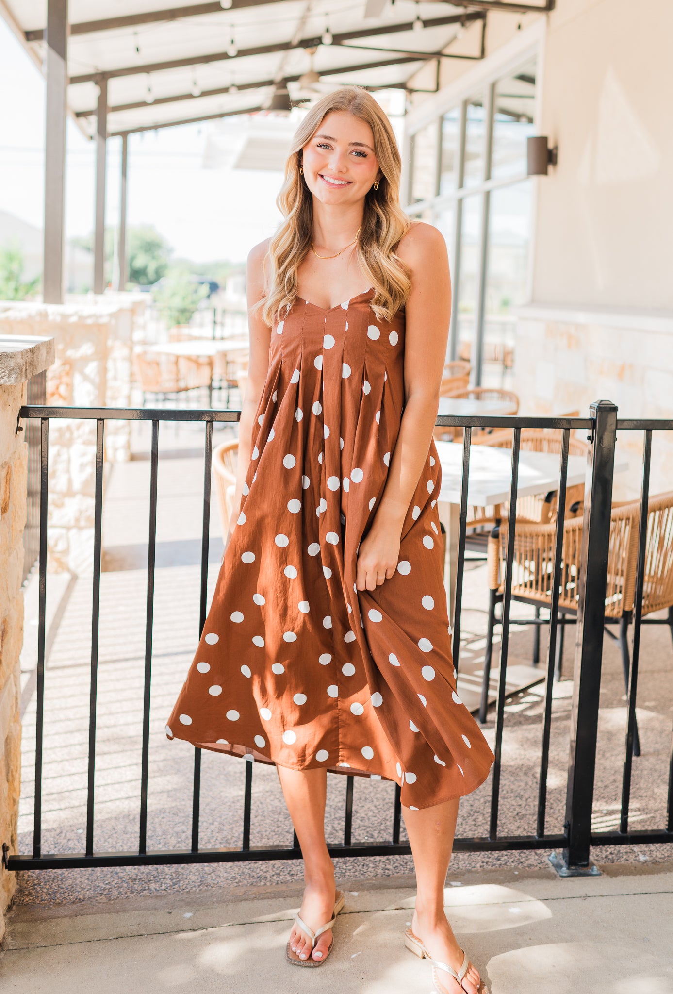Wimberly Dress | Espresso Dots