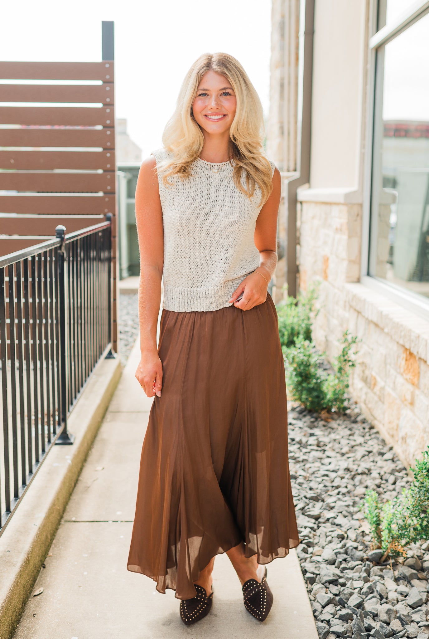 Iris Sweater Vest | Cream
