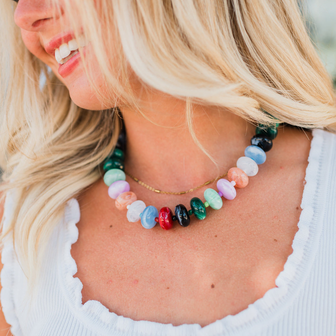 Necklace | Colorful Bubbles
