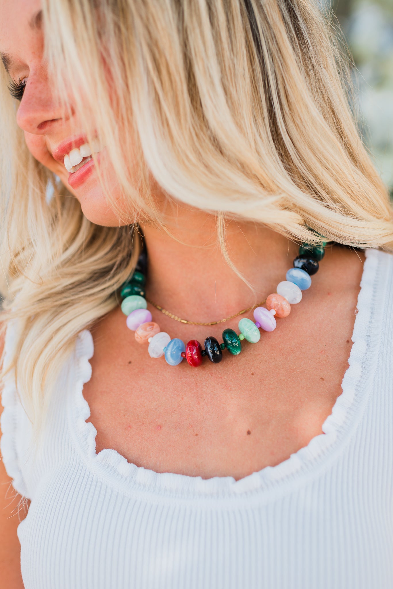 Necklace | Colorful Bubbles