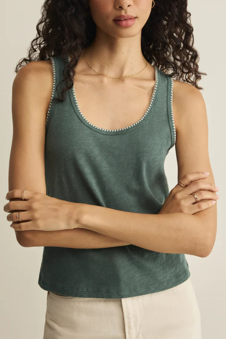 Z Supply | Julian Crochet Tank | Everglade