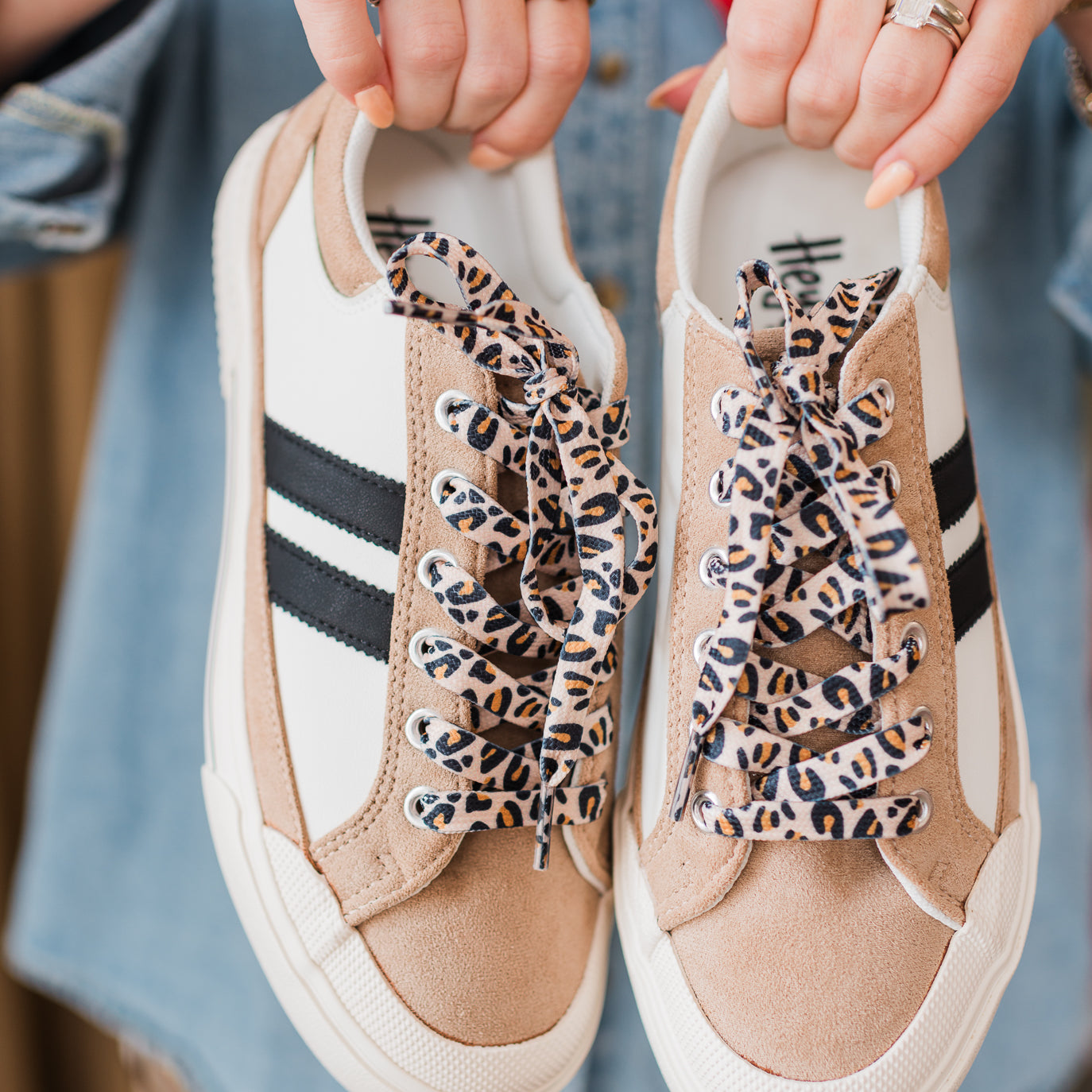 That's Her Sneakers | Sand & Black