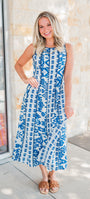 Florida Keys Dress | Blue Mix