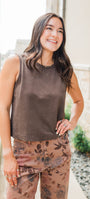 Z Supply | Sloane Tank | Dark Chocolate