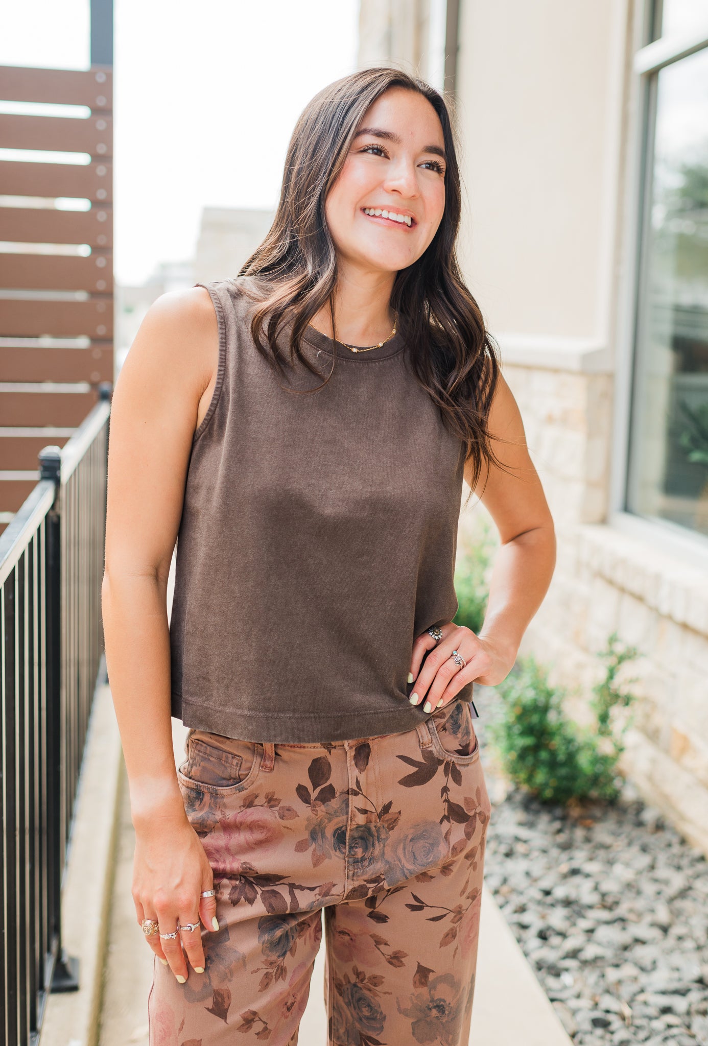 Z Supply | Sloane Tank | Dark Chocolate