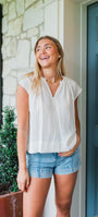 Macie Top | White