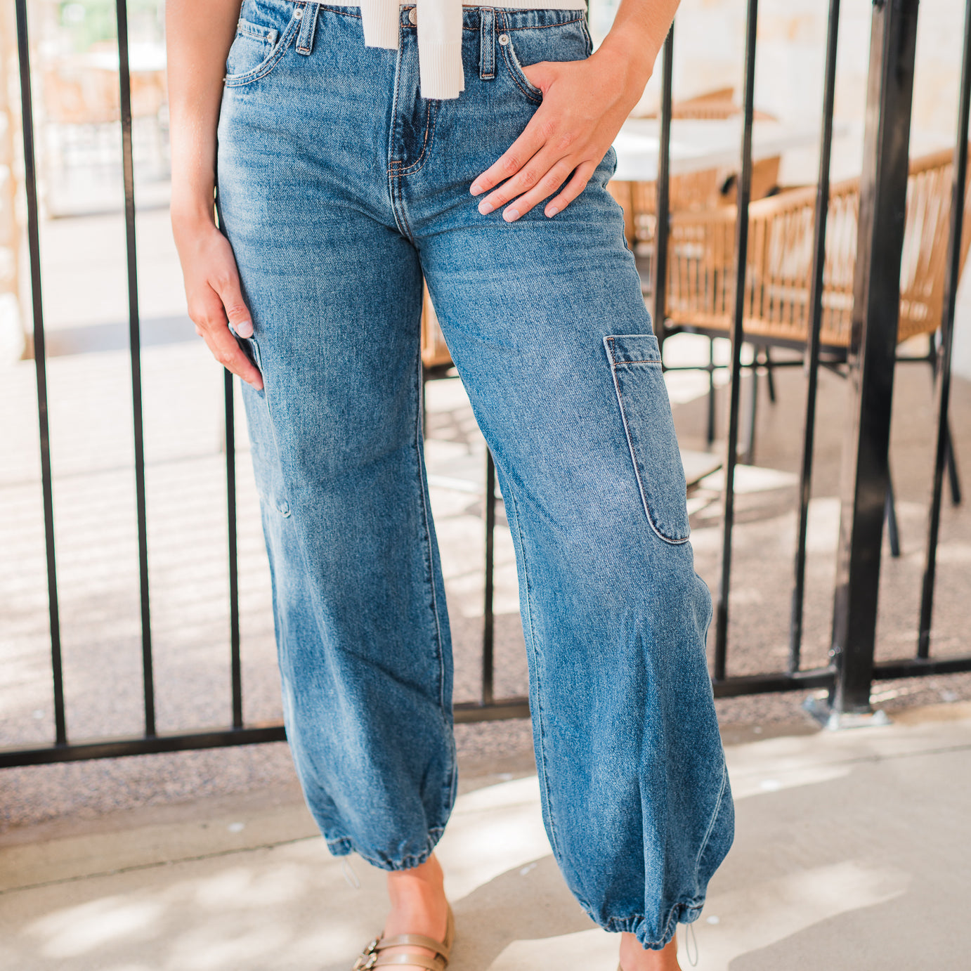 Daze | Mirage Cargo Jeans | Snap