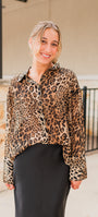 Zoey Top | Animal Print