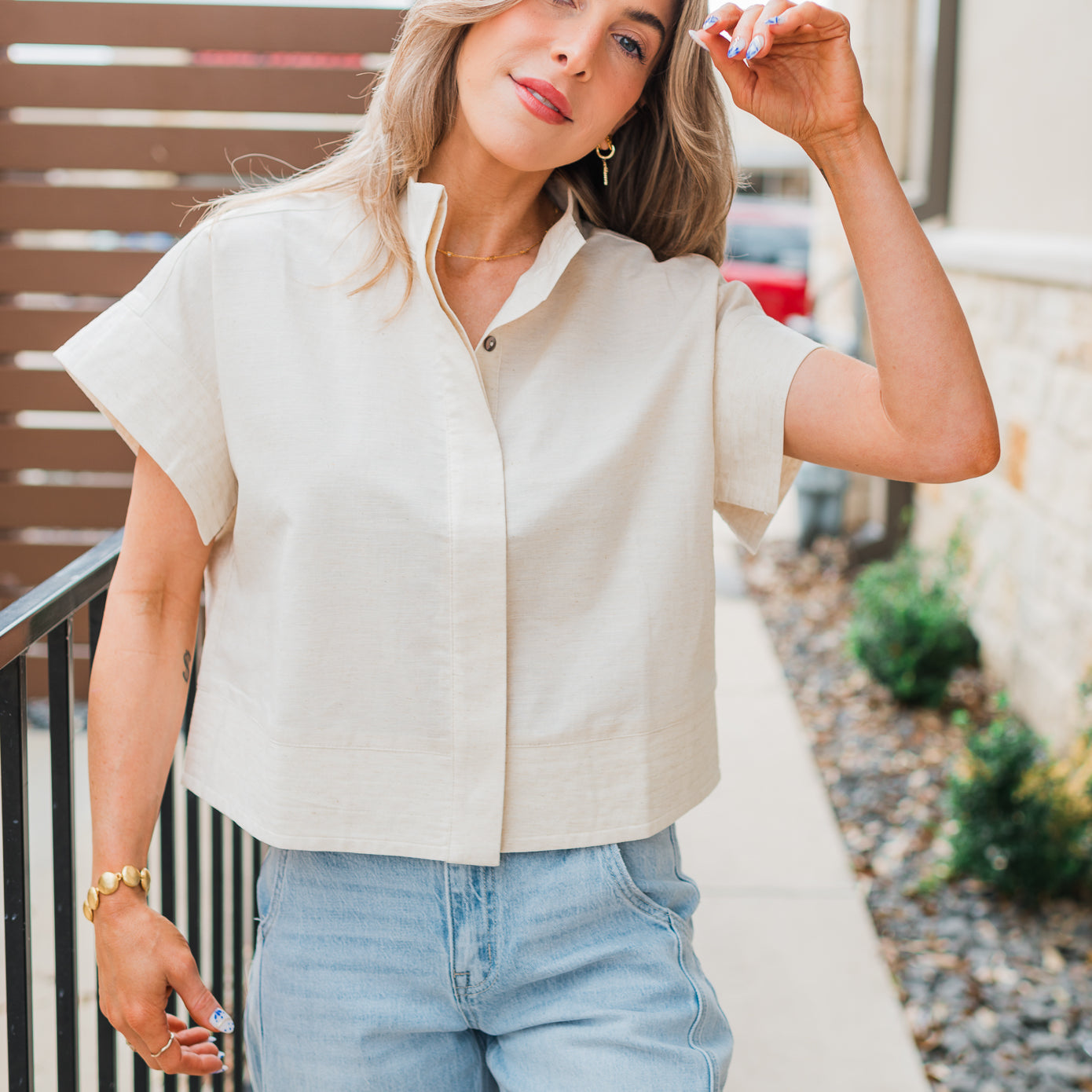Parker Top | Linen