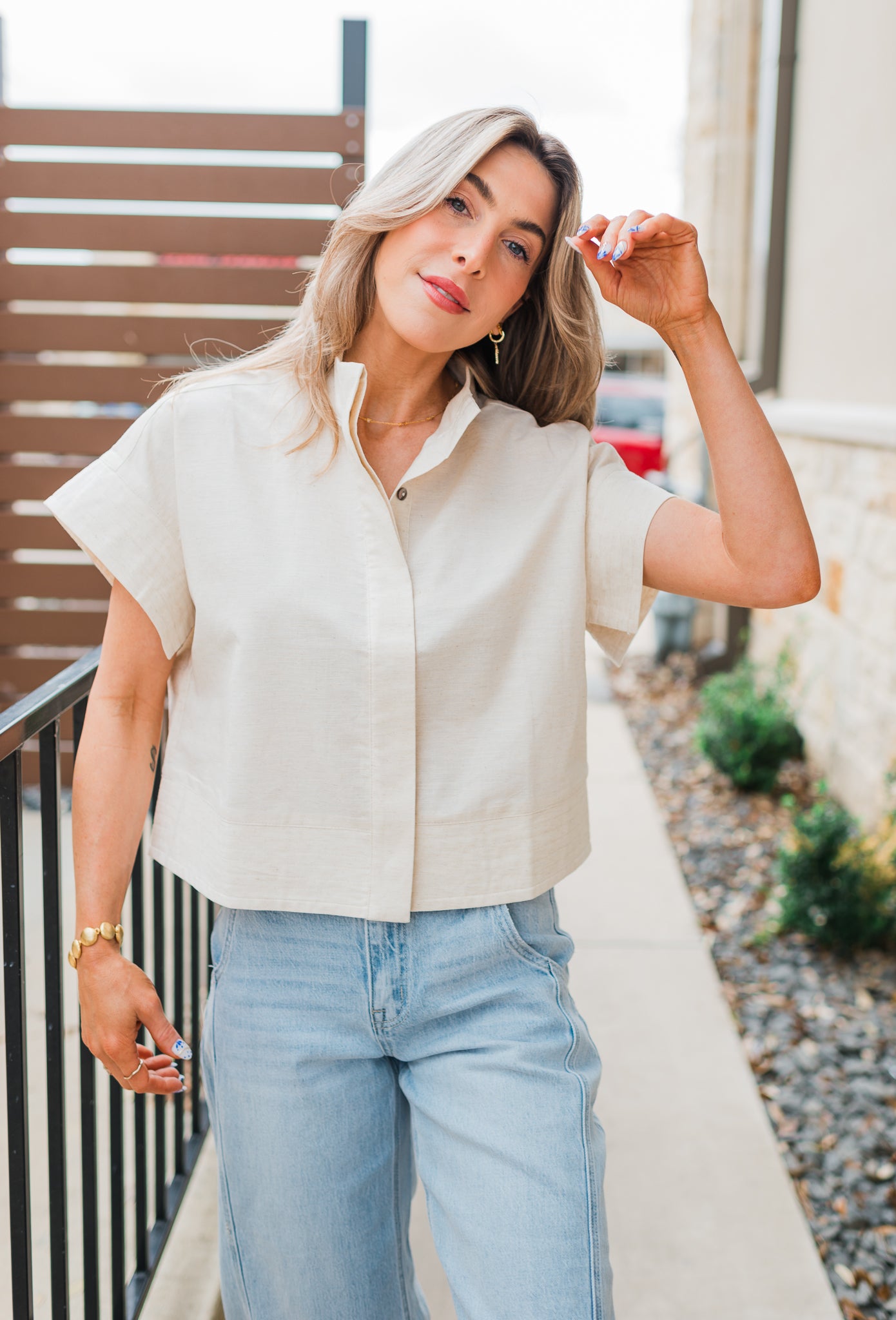 Parker Top | Linen