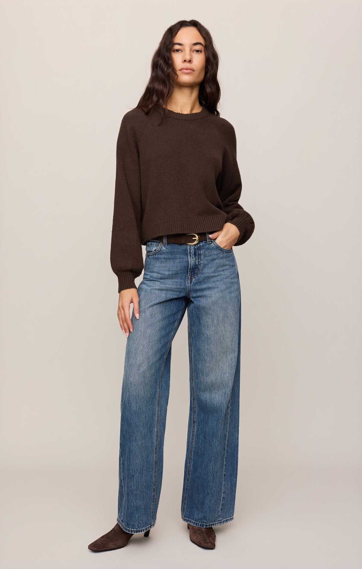 Z Supply | Coming Up Sweater | Dark Chocolate