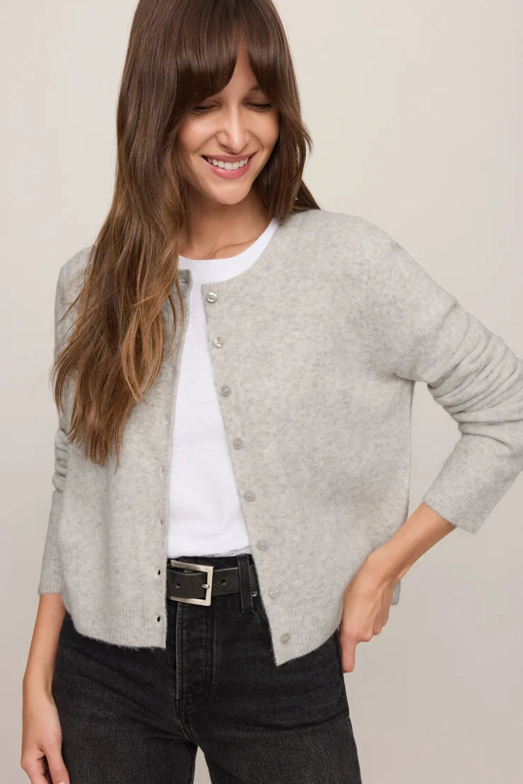 Medina Cardigan | Feather Grey