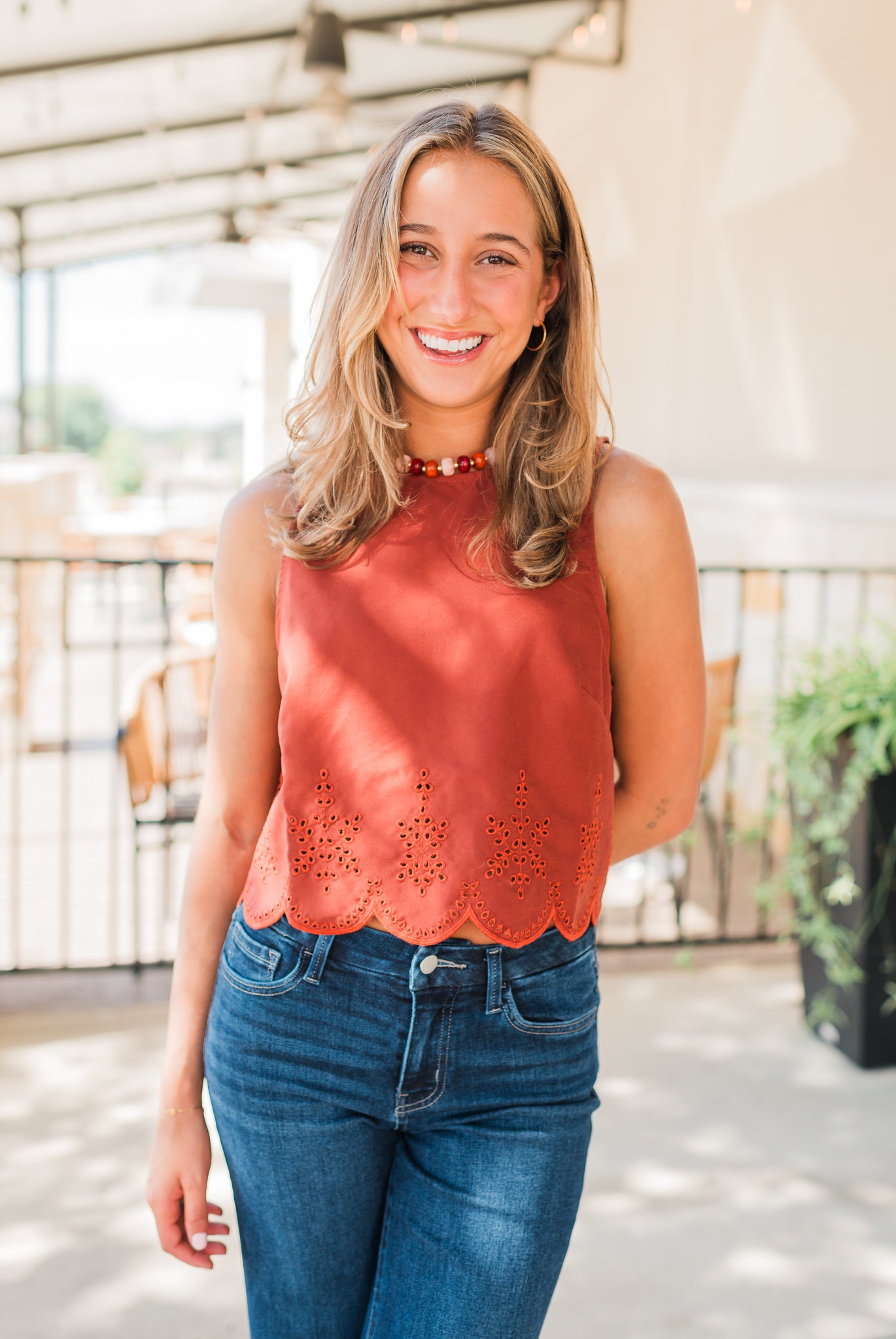 Karington Top | Rust