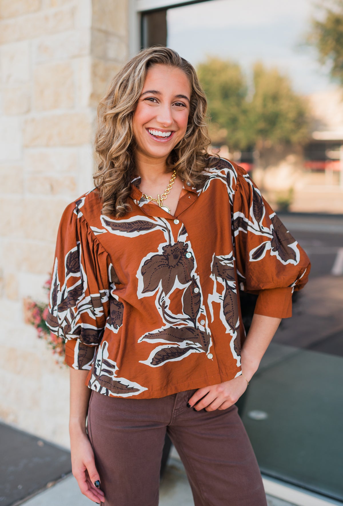 Mallie Top | Rust
