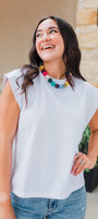 Emery Top | White