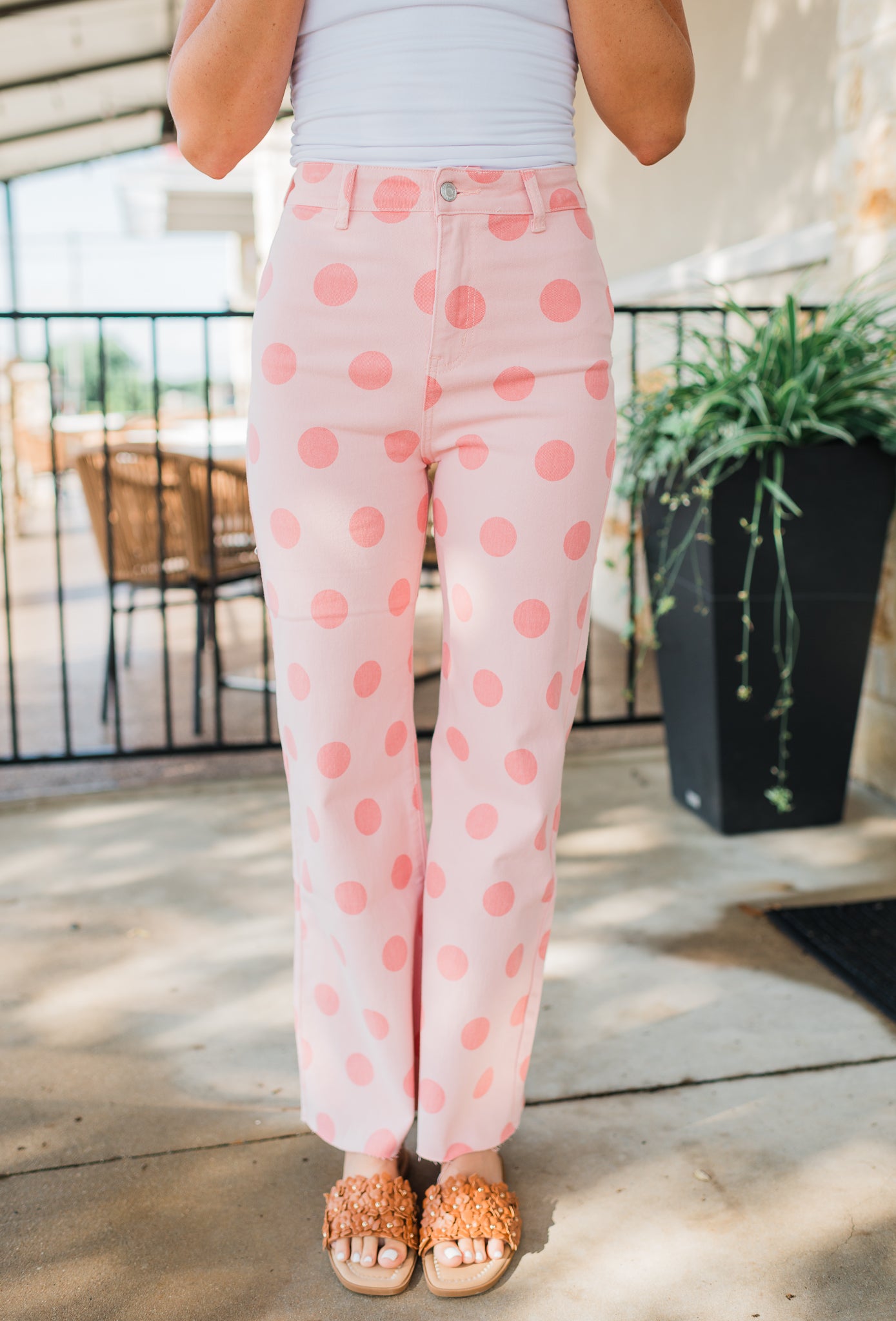 Paige Jeans | Pink Polka Dot