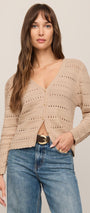 Z Supply | Aven Crochet Cardigan | Soft Ecru
