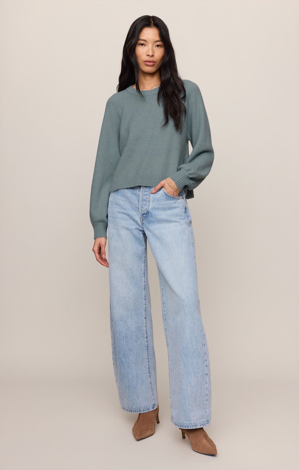 Z Supply | Coming Up Sweater | Soft Succulent