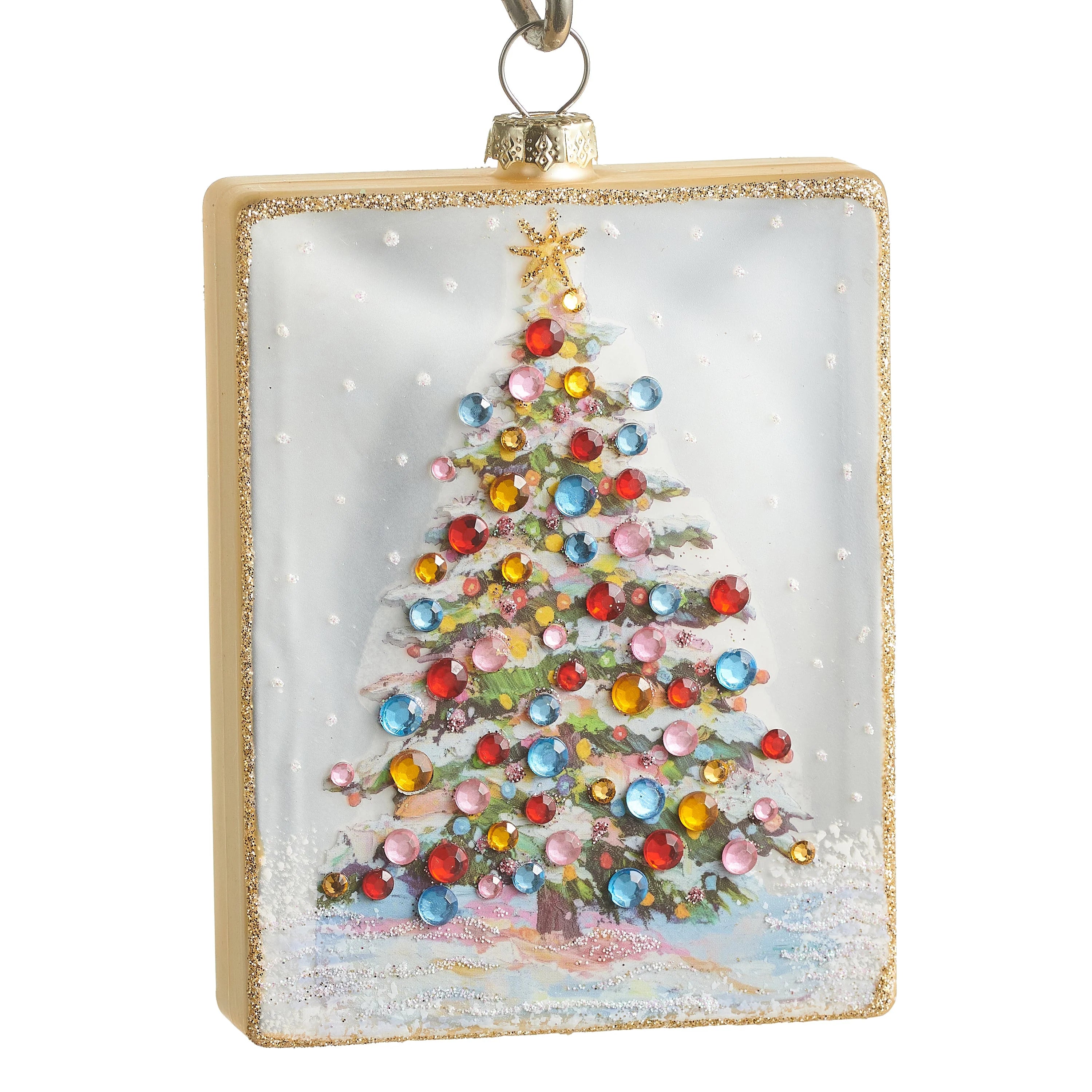 Sugarplum Tree Rectangle Ornament