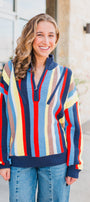 Hartford Sweater | Navy Colorblock