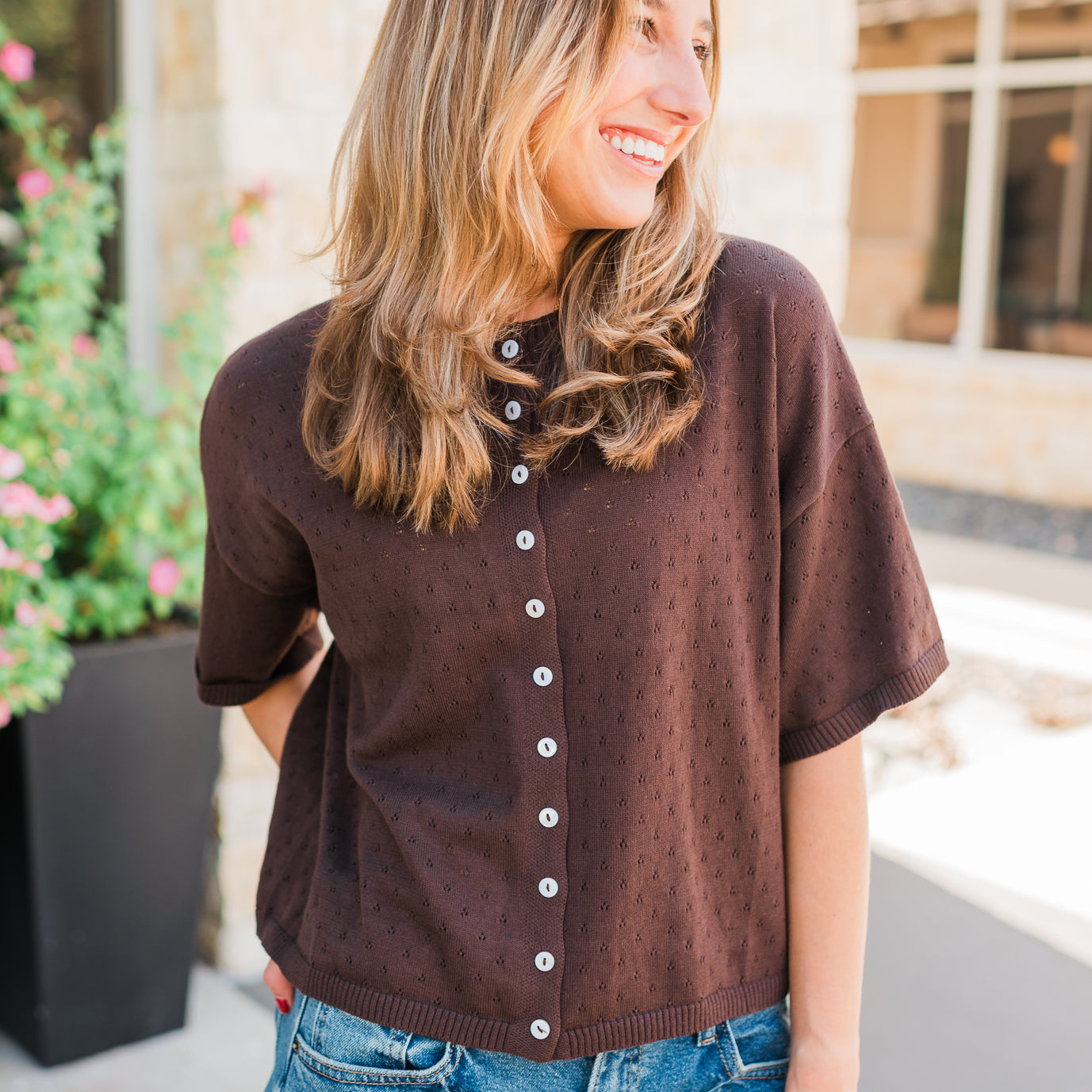 Garnett Top | Chocolate