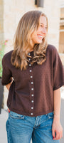 Garnett Top | Chocolate