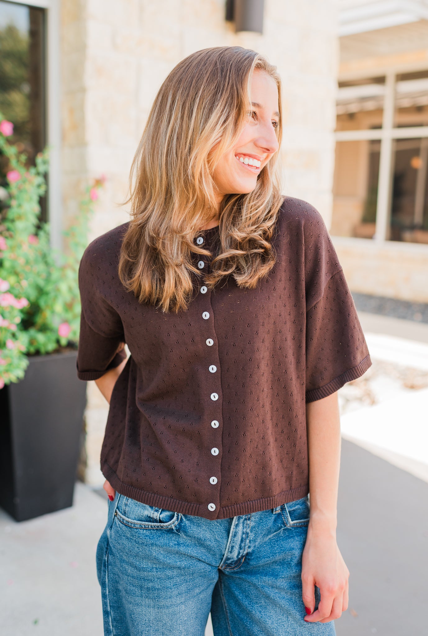 Garnett Top | Chocolate