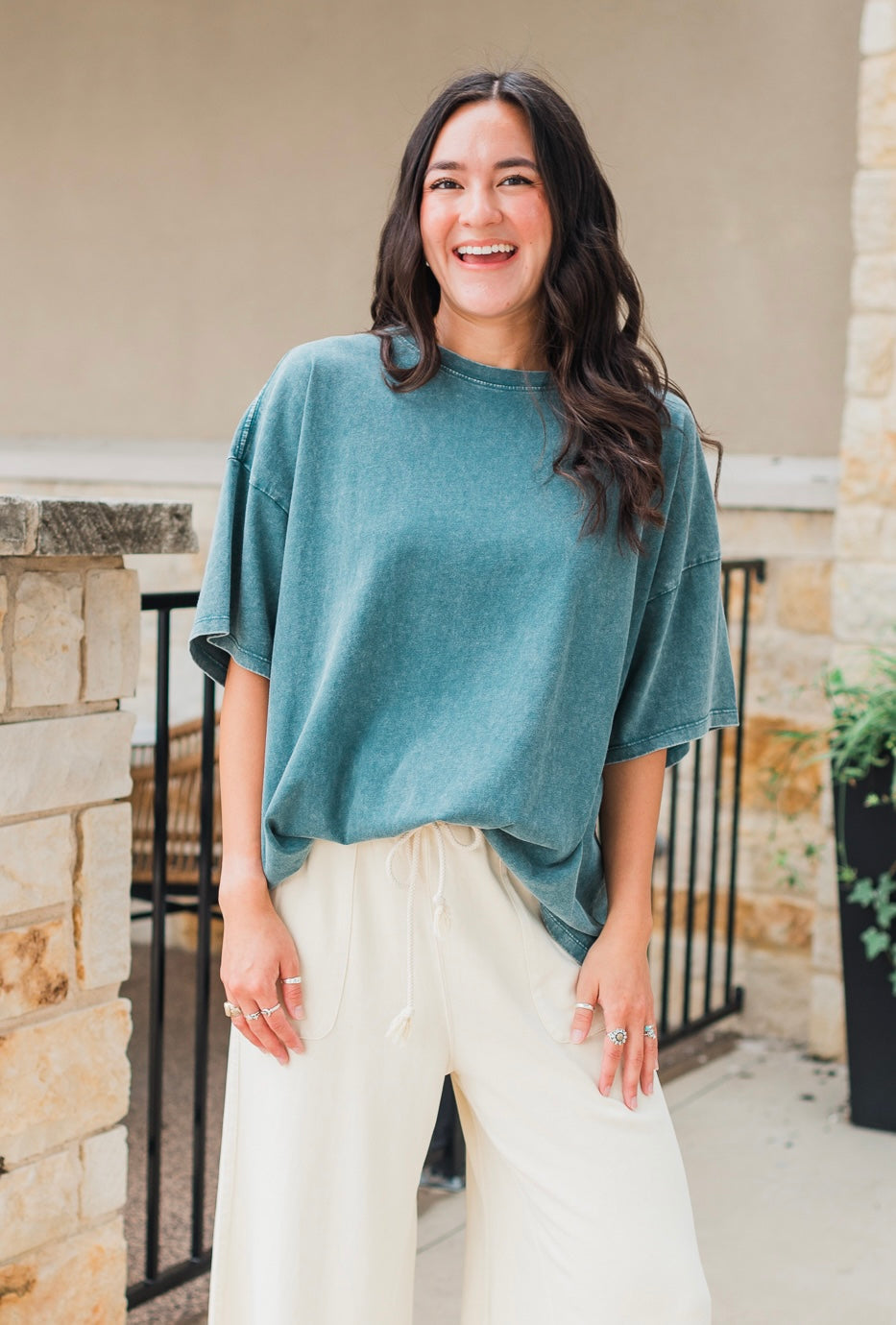 Kacie Tee | Teal