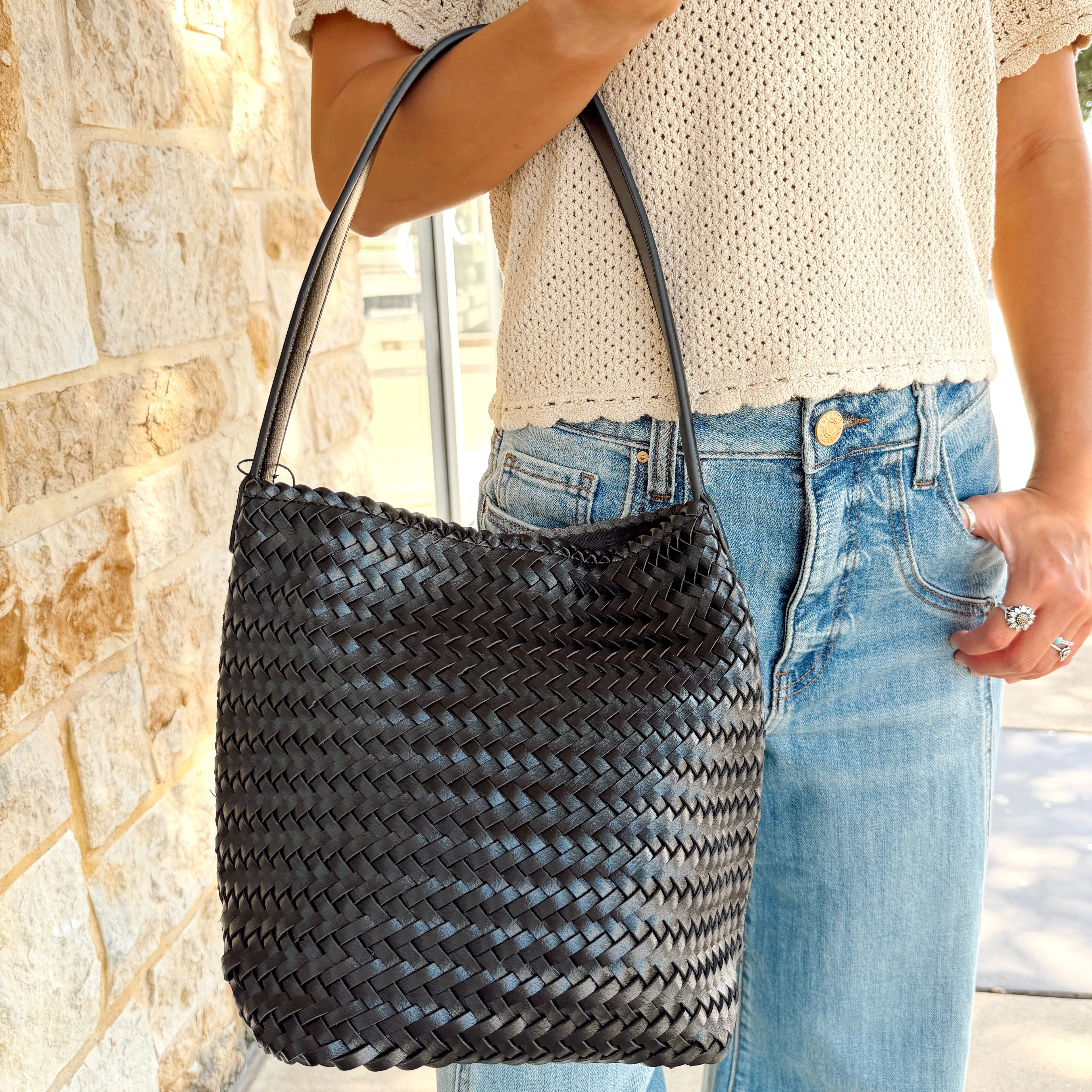 Toren Luxe Tote | Black