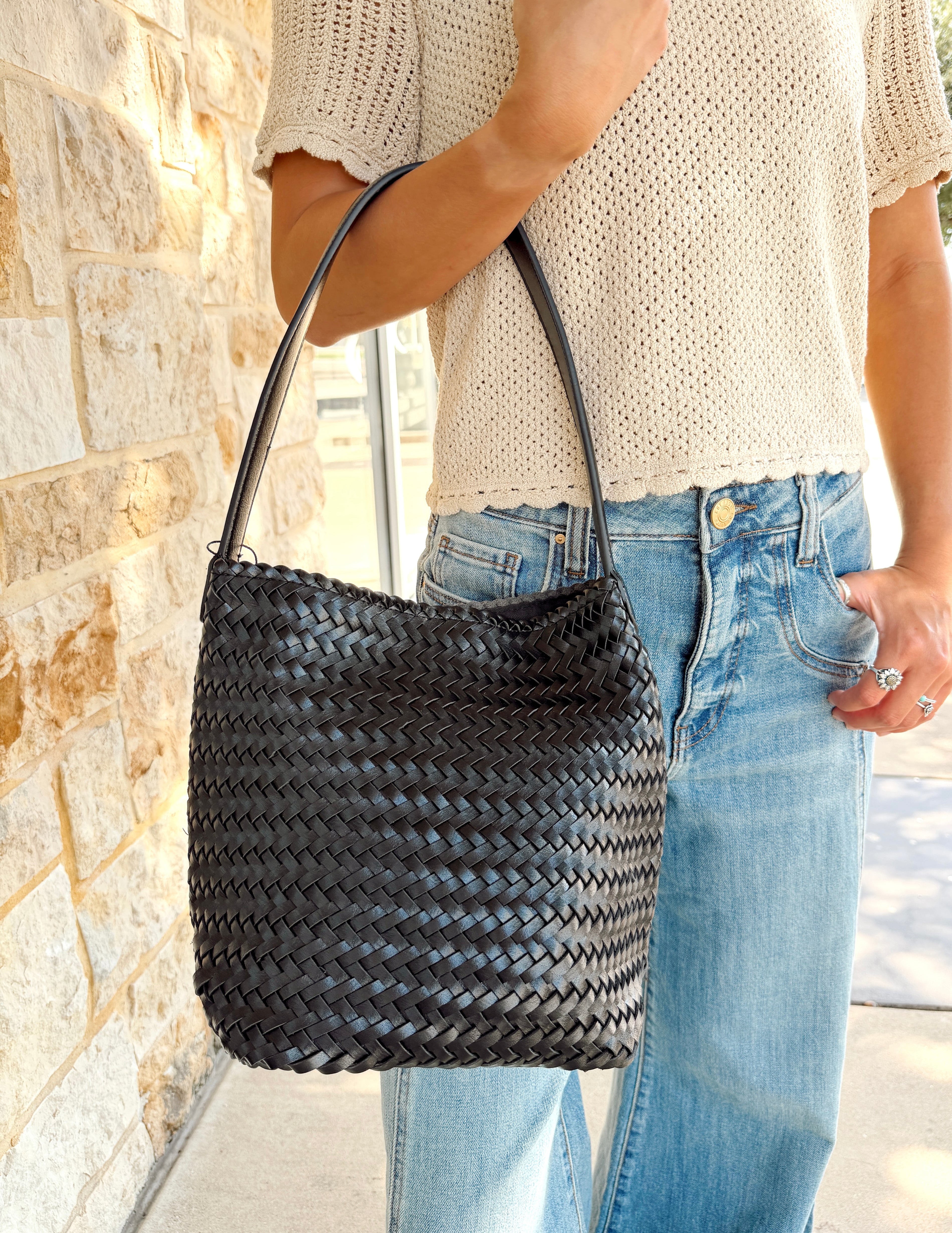 Toren Luxe Tote | Black