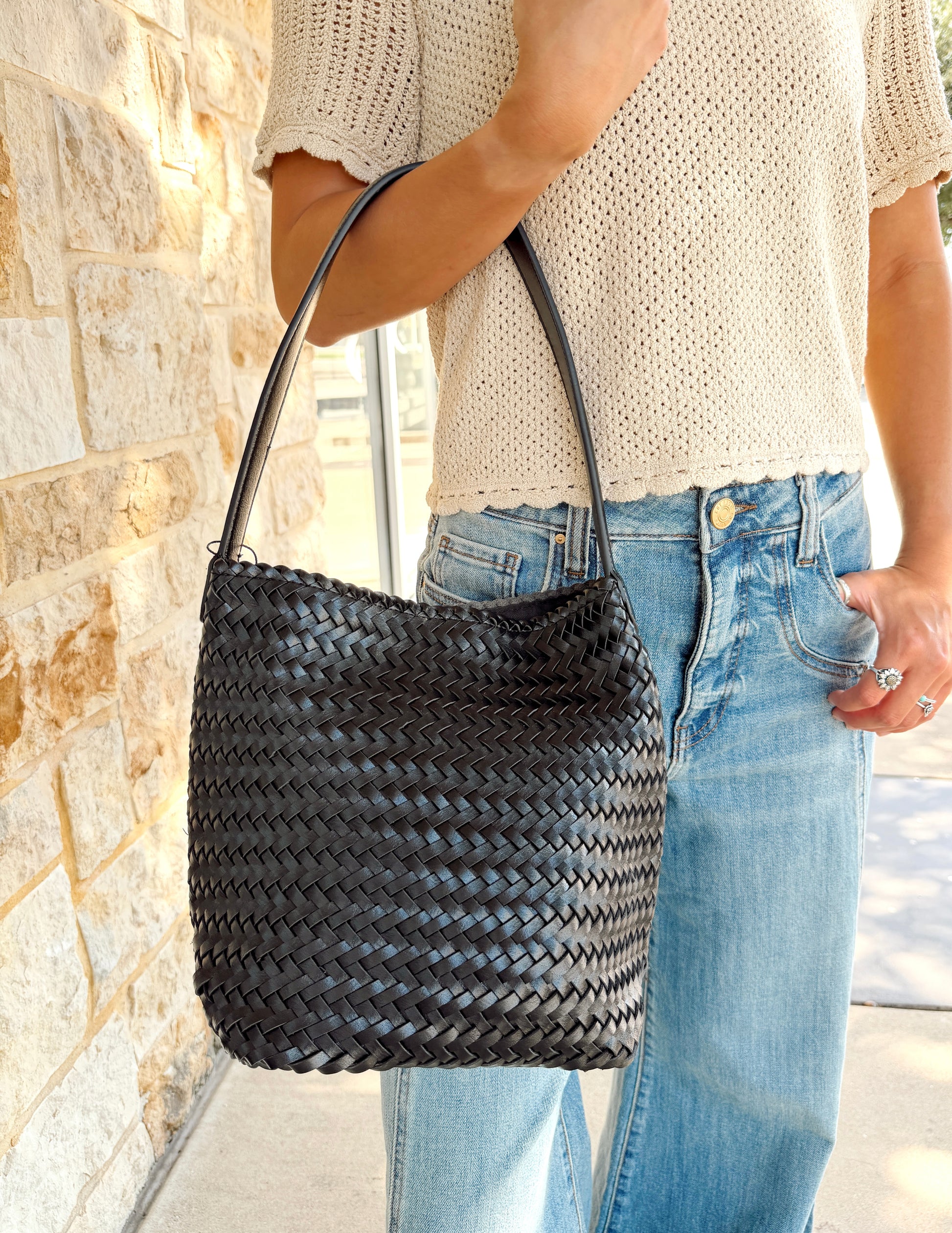 Toren Luxe Tote | Black