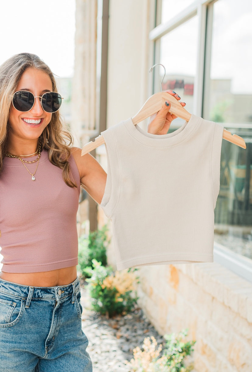 Finley Tank | Light Beige