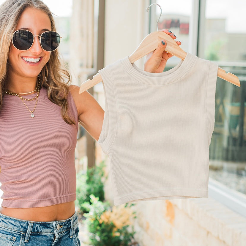 Finley Tank | Light Beige