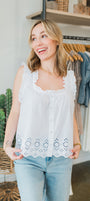 Rosabel Top | Optic White