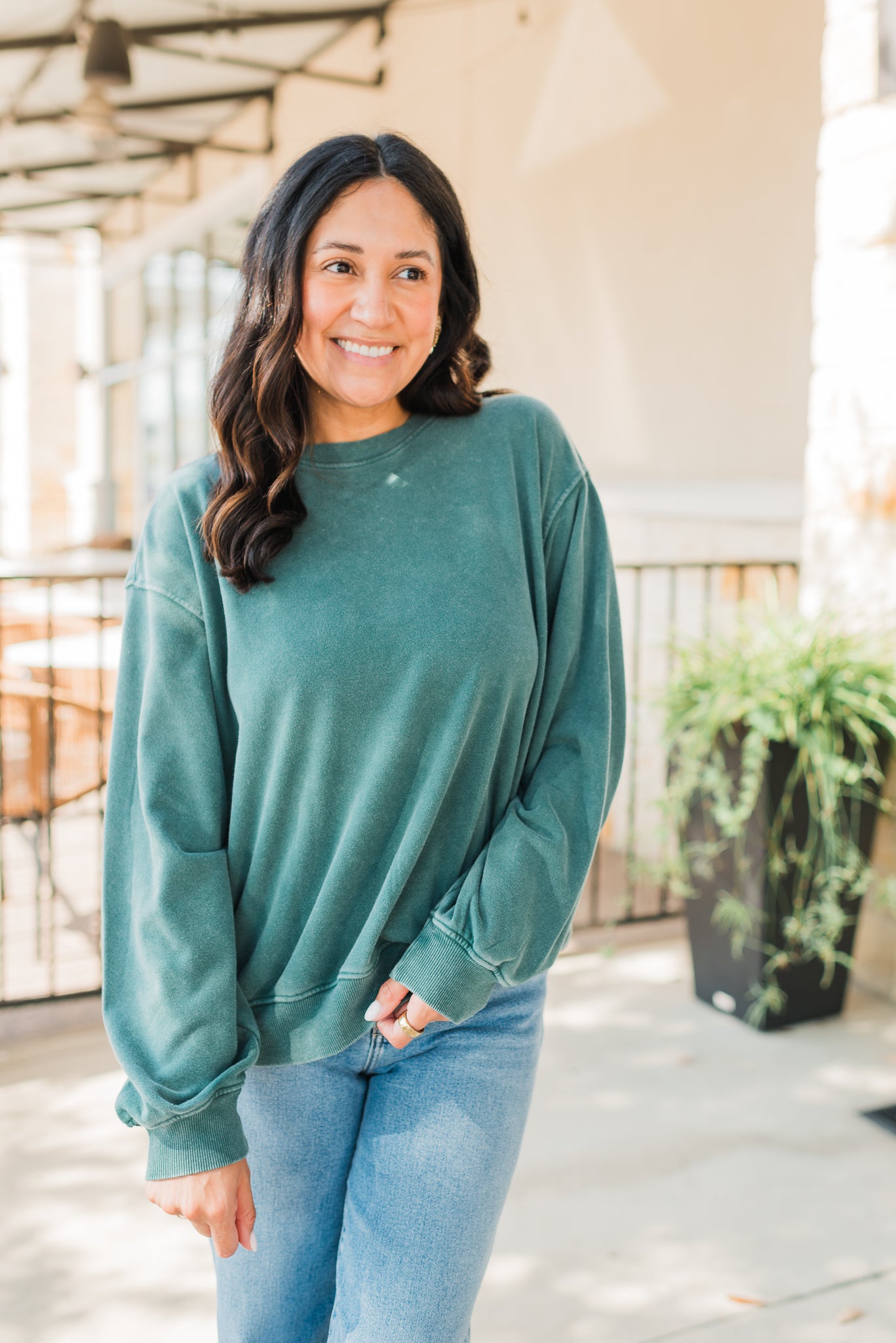 Quinn Sweatshirt | Dark Green