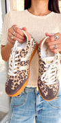 GOLA | Elan Safari Sneakers | Leopard + Gold