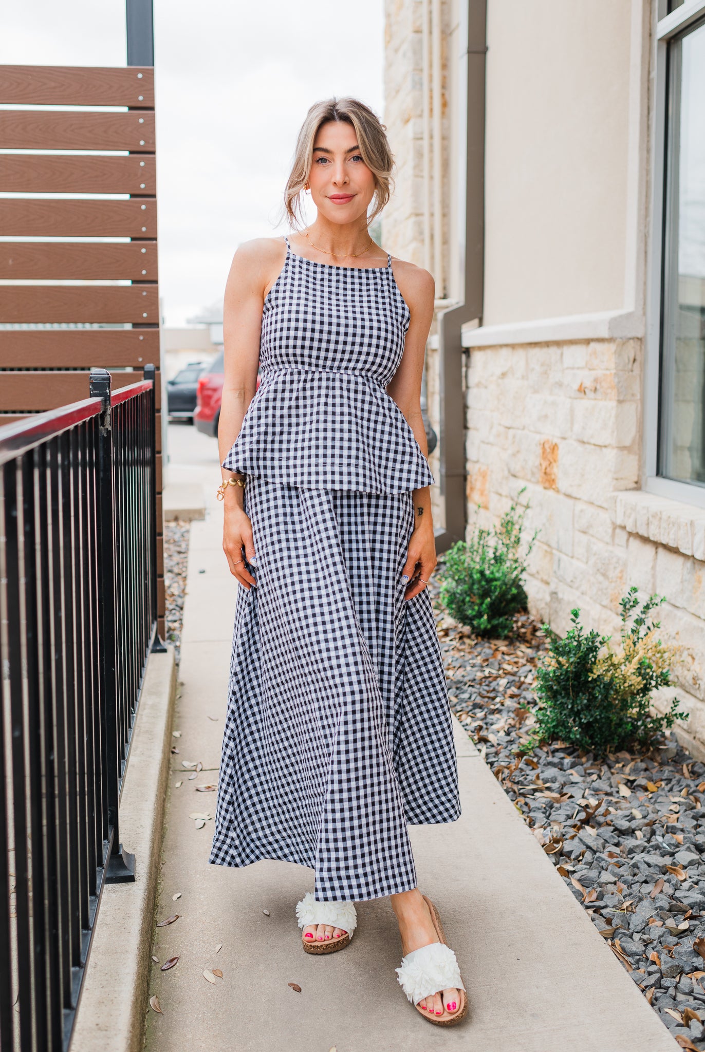 St. Barts Skirt | Black Gingham