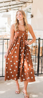 Wimberly Dress | Espresso Dots