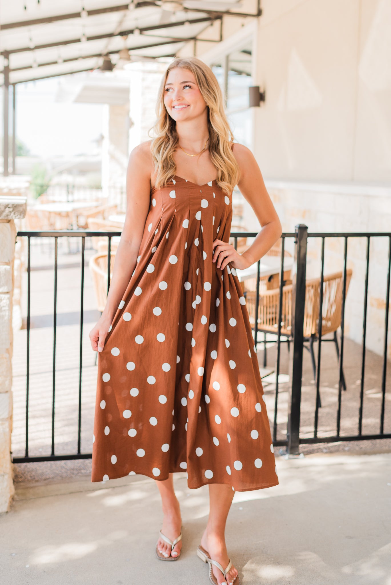 Wimberly Dress | Espresso Dots