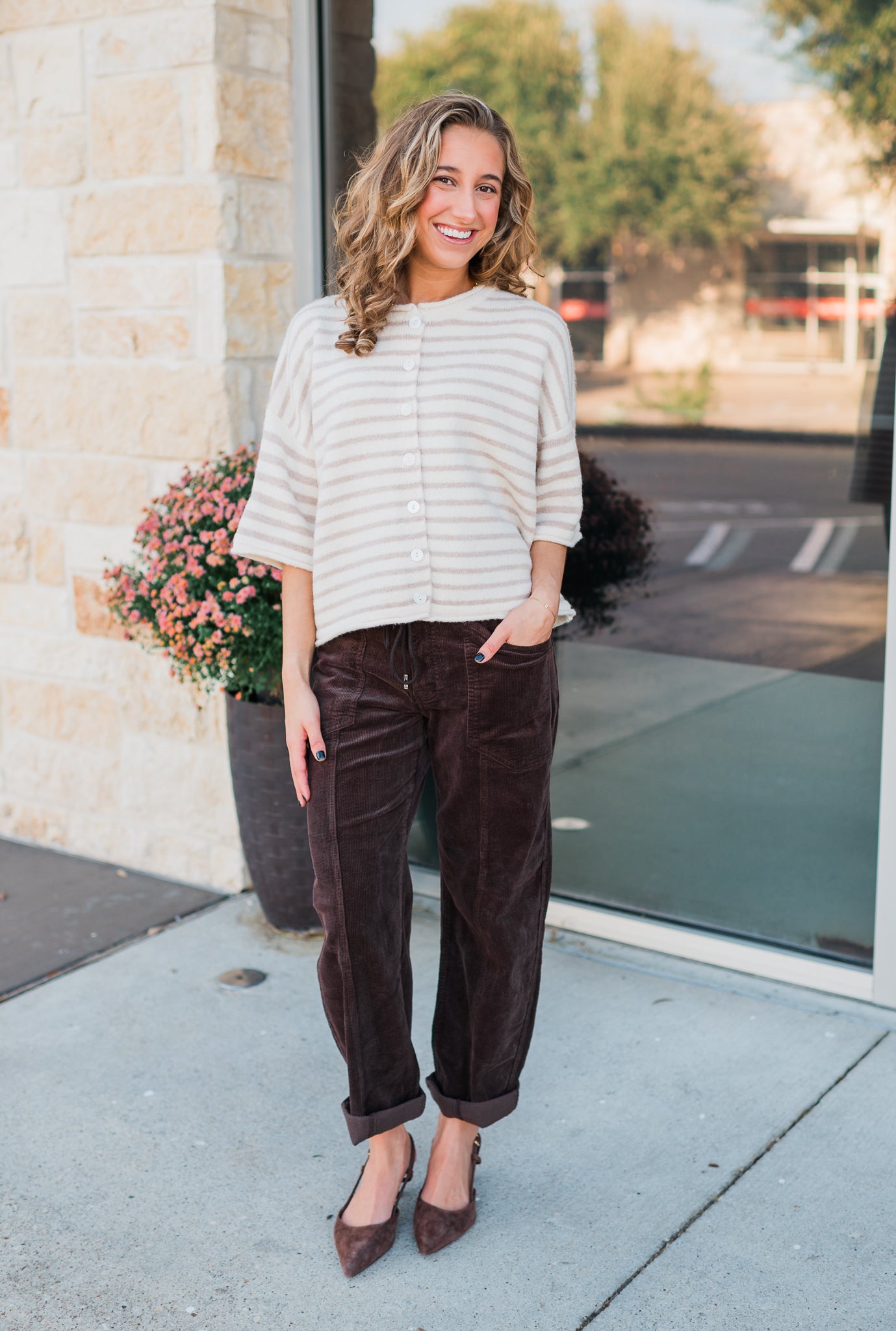 Villa Barrel Jeans | Chocolate