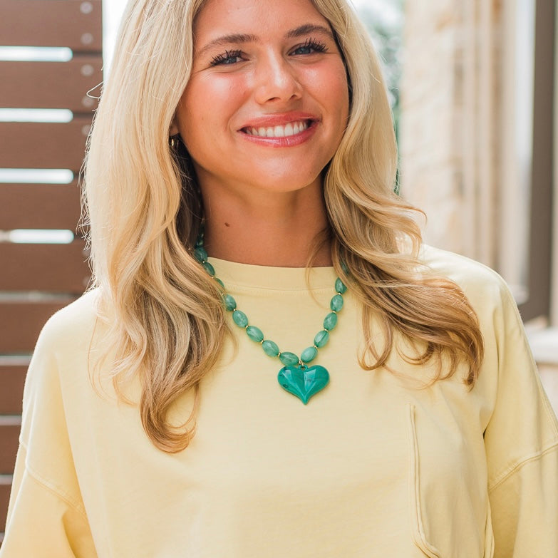 Necklace | Emerald Heart