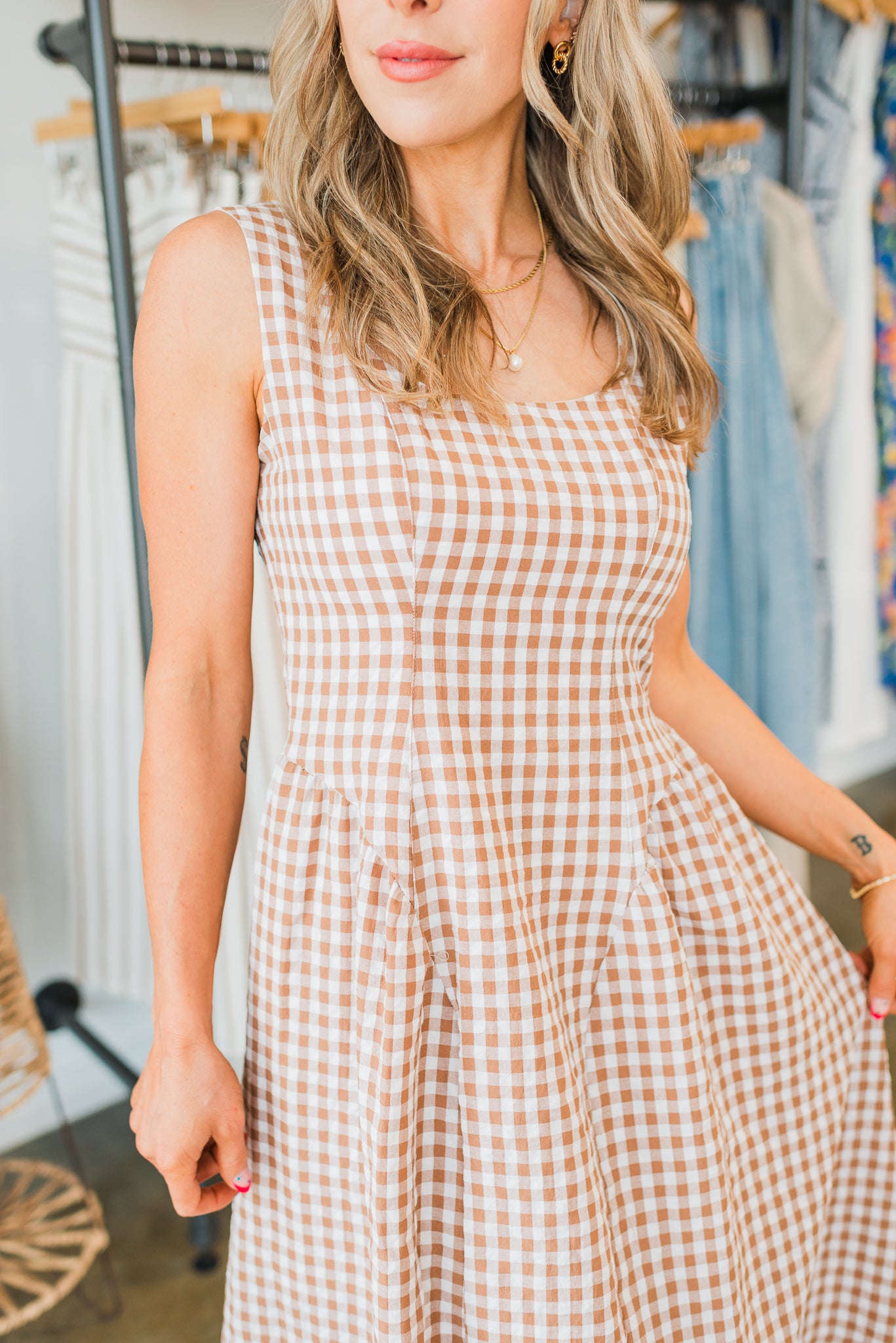 Summer Abroad Dress | Gingham
