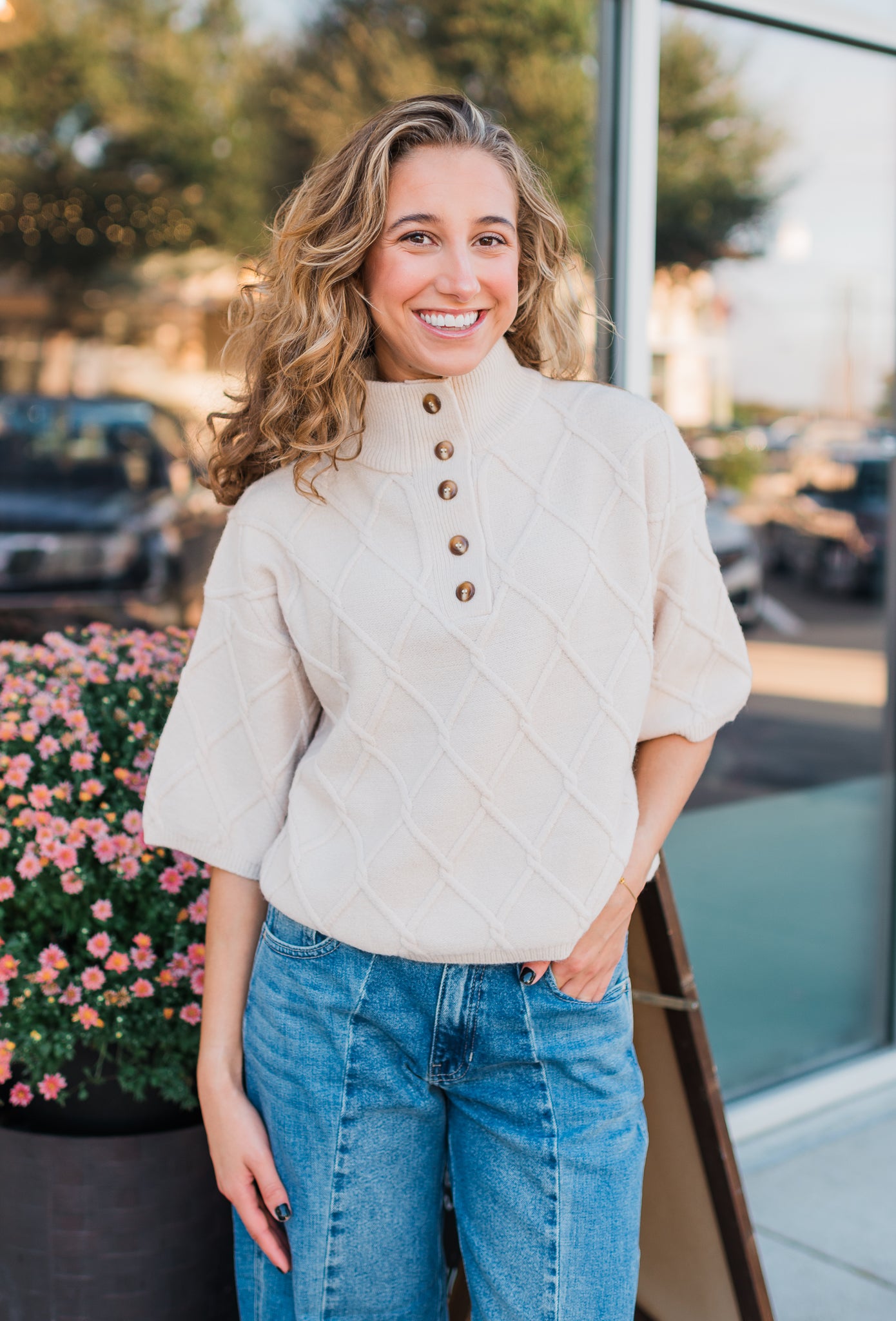 Maverick Sweater | Ecru