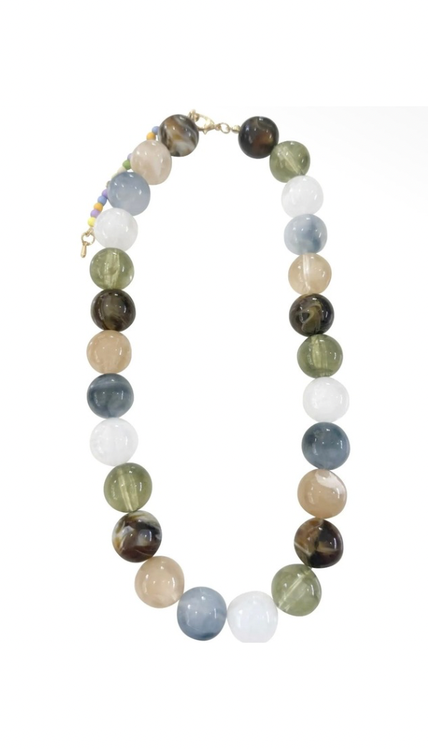 Necklace | Blue Green Mix